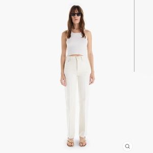 MOTHER The Rambler Skimp in Act Natural Sz 31 High Rise